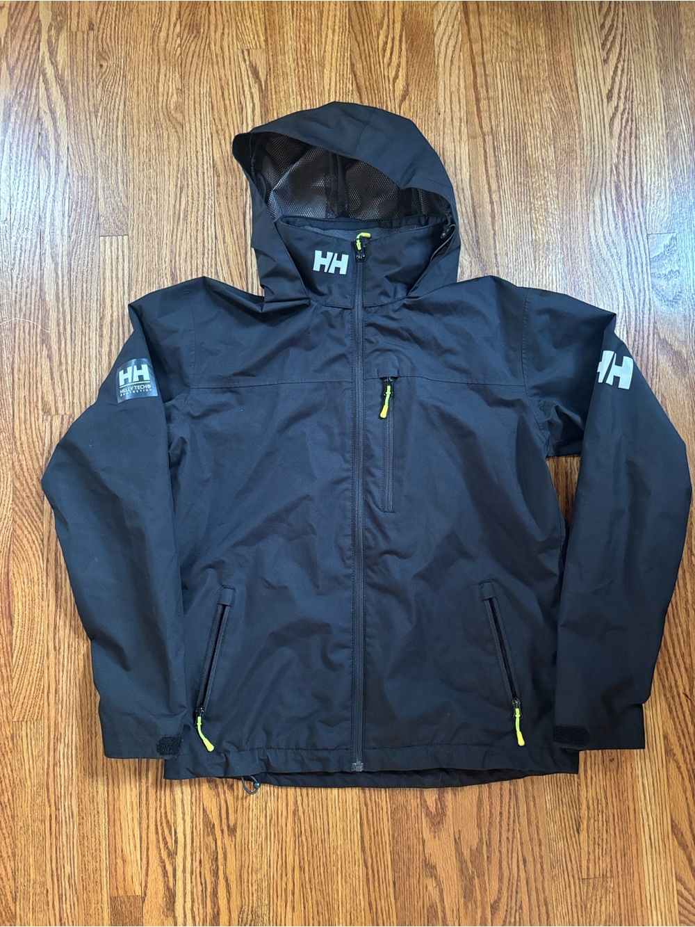 Helly Hansen Men’s Black Hooded Jacket Size Small